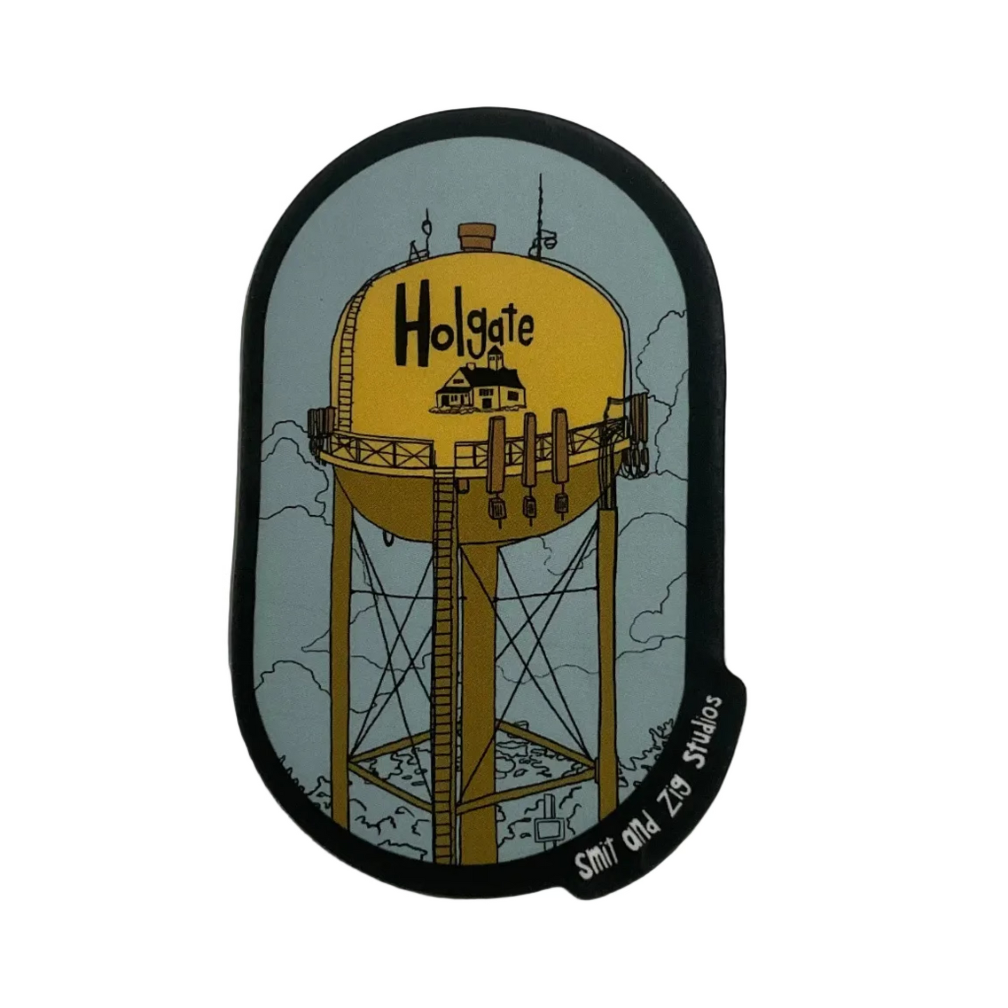 Holgate Water Tower 3in. Vinyl Sticker