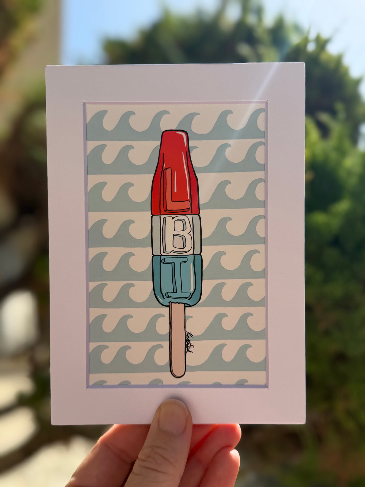 Mini Print: Bomb Pop With Waves
