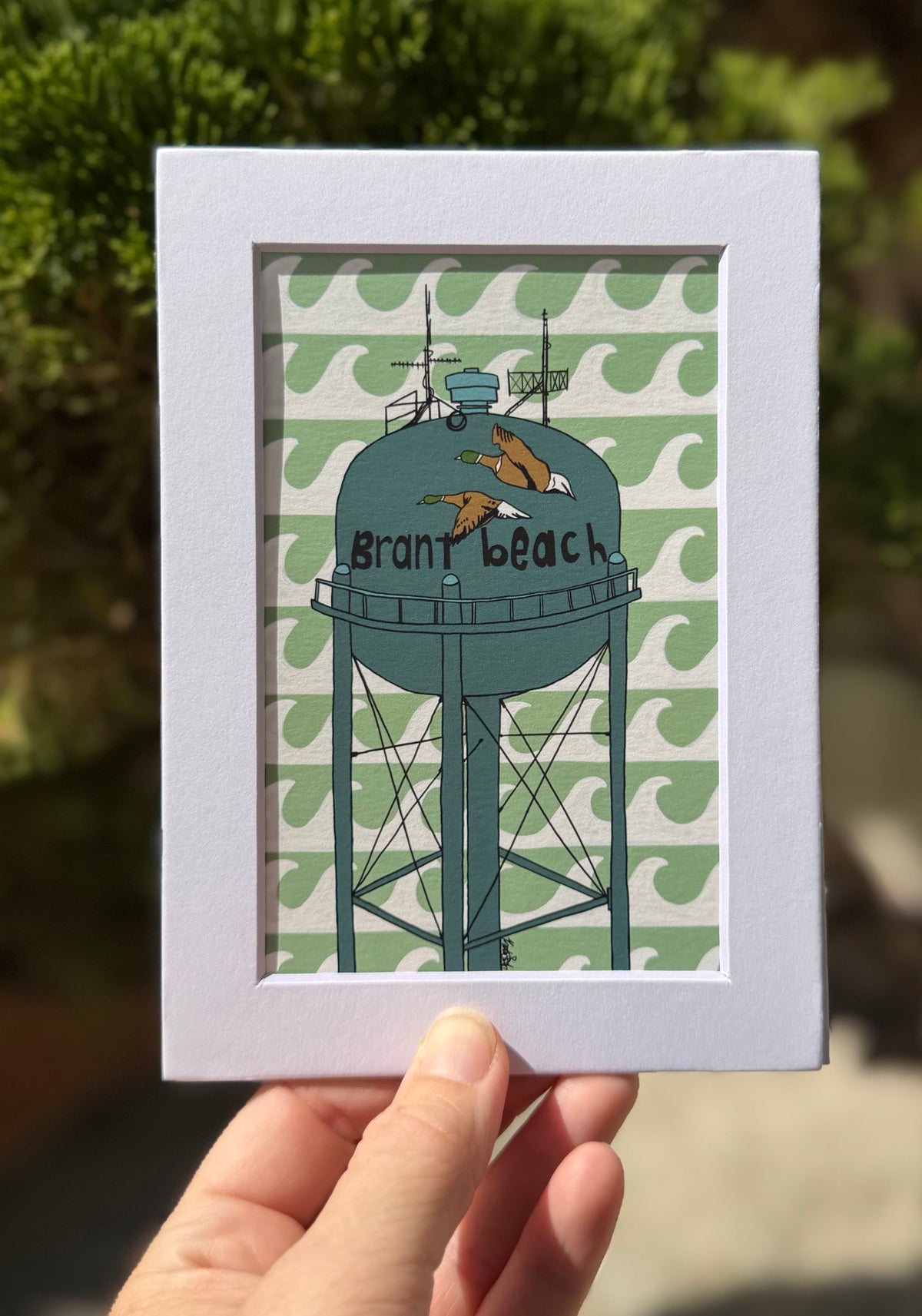 Mini Print:Brant Beach Water Tower