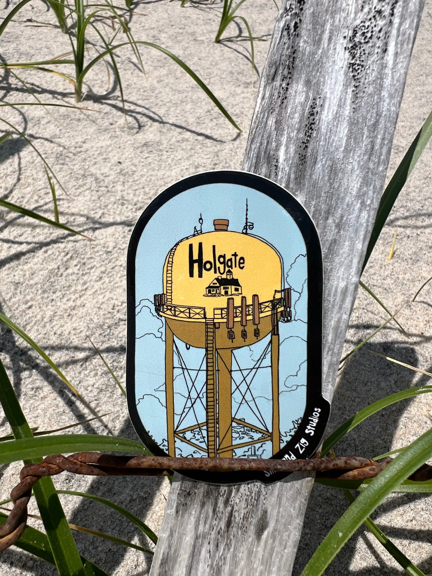 Holgate Water Tower 3in. Vinyl Sticker