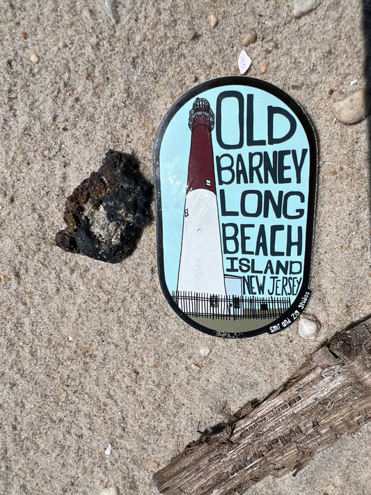 Old Barney Lighthouse-Vinyl Sticker