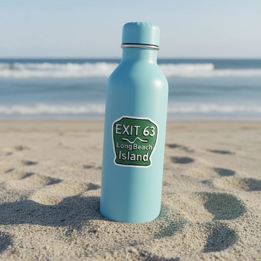 Exit 63 Beach Badge-Vinyl Sticker