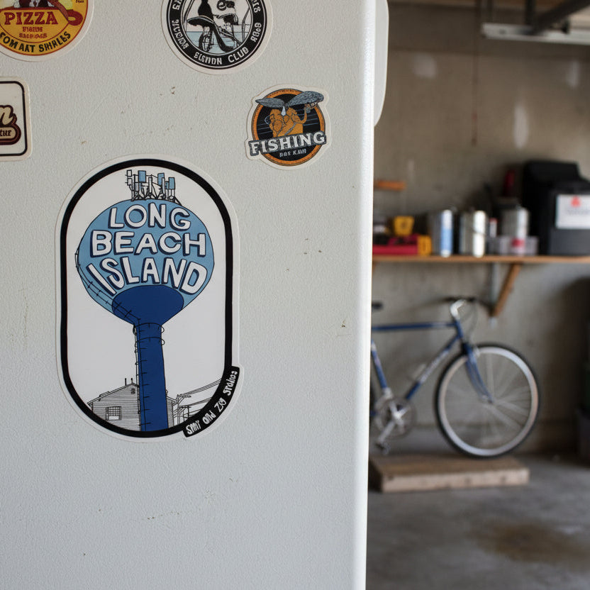 Beach Haven Terrace Water Tower-Vinyl Sticker