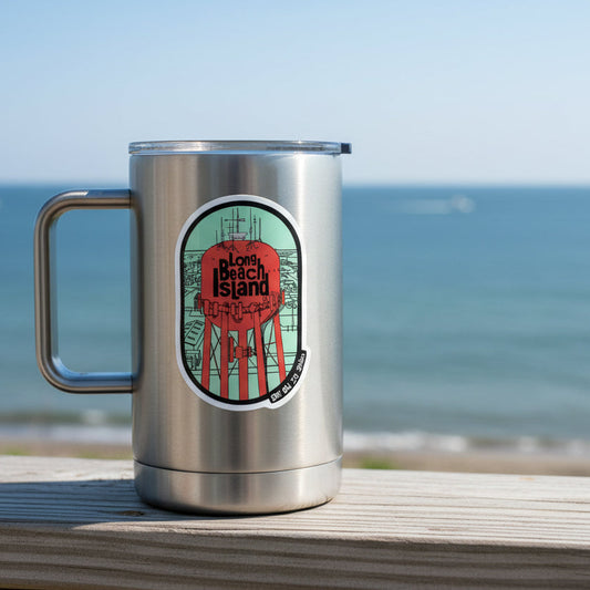 Beach Haven Water Tower-Vinyl Sticker