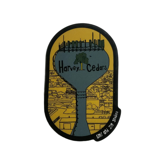 Harvey Cedars Water Tower 3in. Vinyl Sticker