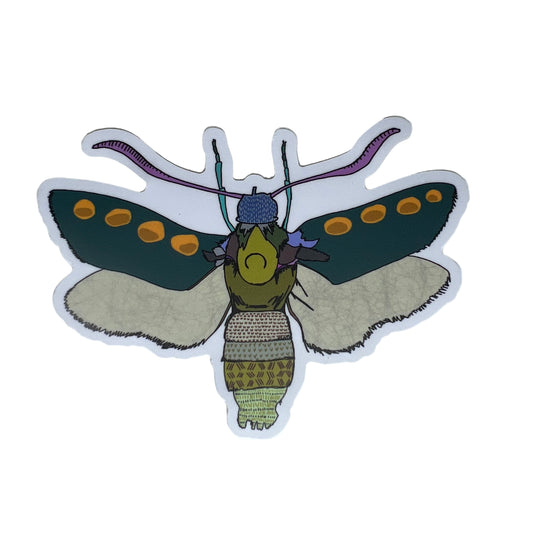 Moth-Vinyl Sticker