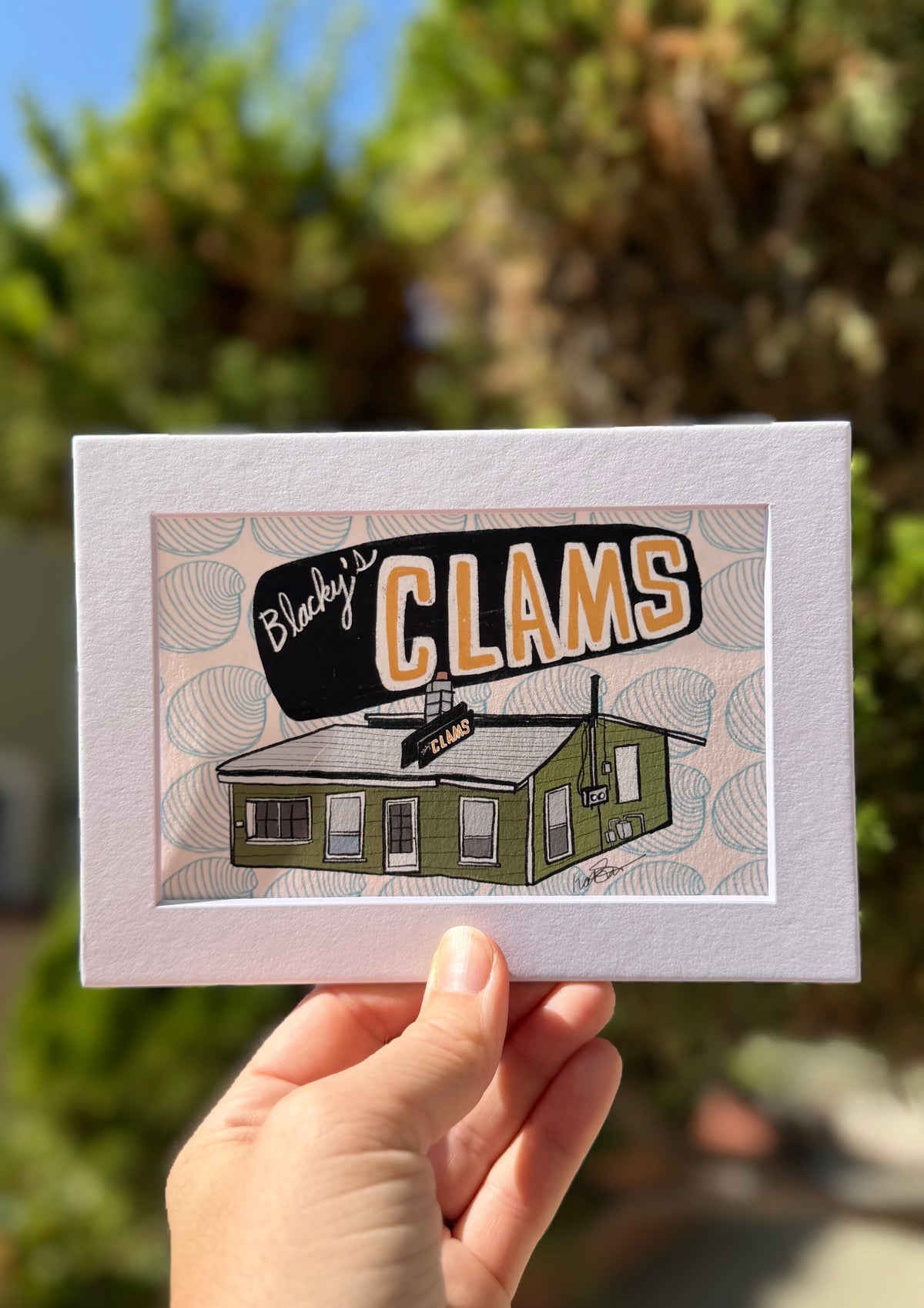 Mini Print: Blacky's Clams