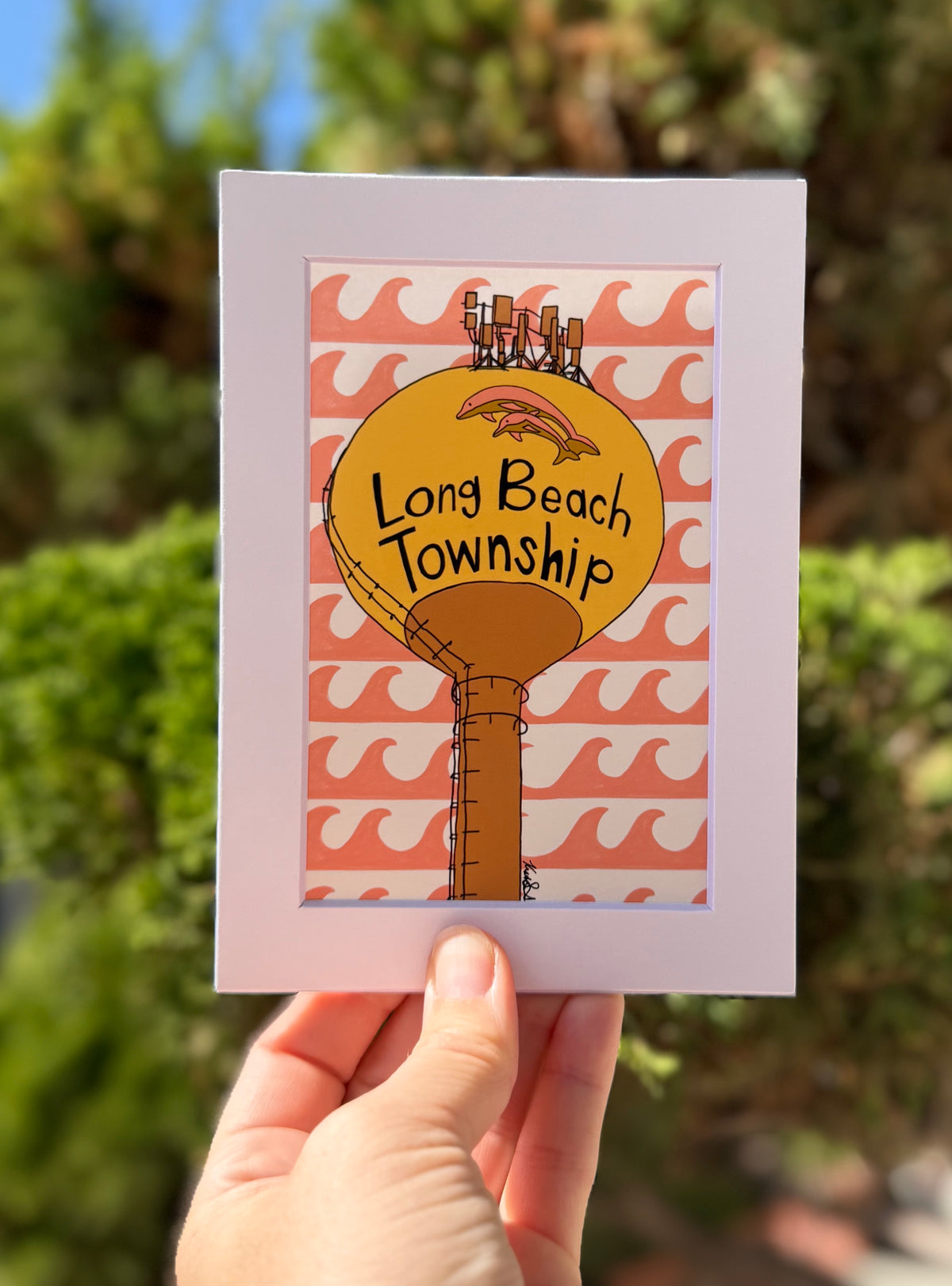 Mini Print:Long Beach Township Water Tower